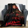 1pc A Nightmare on Elm Street Flannel Throw Blanket - HD Printed Lightweight Soft Warm All-Season Blanket for Sofa, Bed, Travel, Camping 062