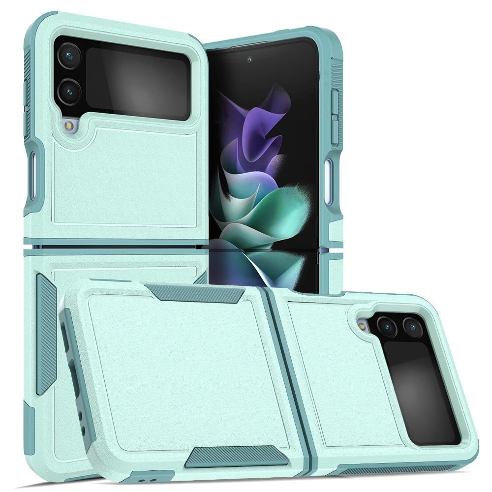Applicable To Samsung Sam Z Flip7 Folding Screen Mobile Phone Case Set Sail Matte Anti-drop PC + TPU Protective Case