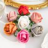Artificial Flowers Silk Roses Head Home Wedding Dress Decor Festival Party DIY Display Boxes Craft Headdress Hotsale Accessories