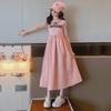 Robe princesse d'été sans manches style western pour fille - Robe longue décontractée