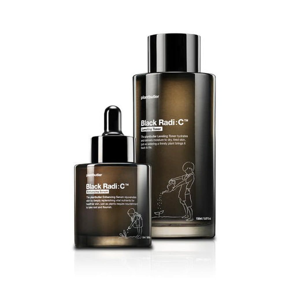 

Plan Butler Black Radishes Skin Care Toner + Serum 2-piece Set