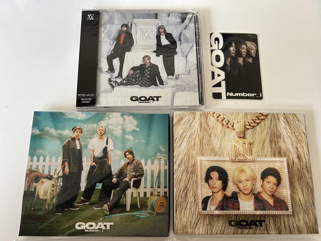 

[USED] GOAT Album 3 versions with bonus card