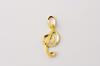NAKANO Enamel Brooch Treble Clef Black JE-28/BL