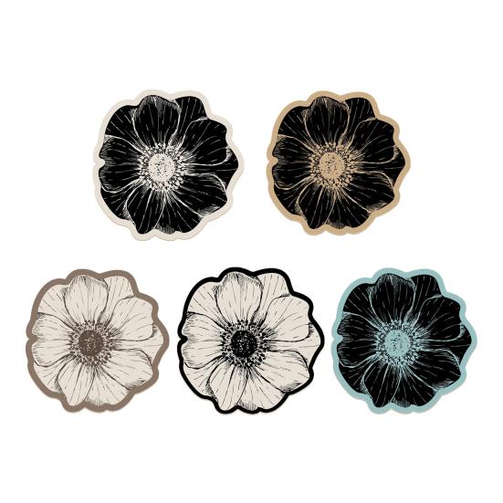 Flower Placemat Dining Table Heat Insulation Mat Absorbent Diatomaceous Earth Decorative Flower Mat