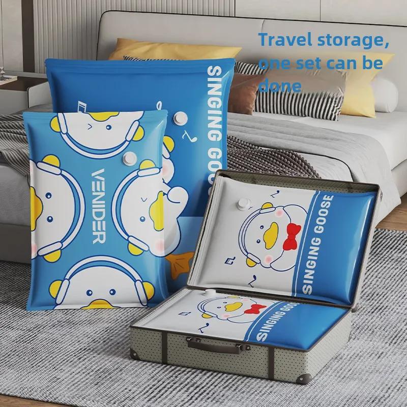 Verdickter Vakuum-Kompressions-Aufbewahrungsbeutel – platzsparend, staubdicht, ideal für Kleidung und Steppdecken