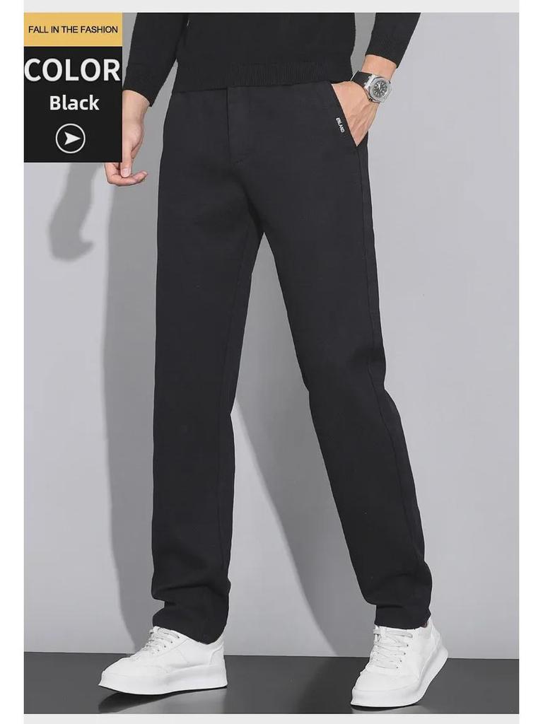 Men's Slim Fit Elastic Business Casual Pants – Autumn/Winter Bestseller