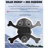Multicolor Skull Lamp Solar Powered Solar Lamp New Skull Light  Car Window Decor