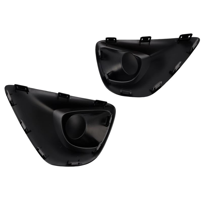 Artudatech 2PCS Front Bumper Fog Light Cover Grille Fit for Vauxhall Vivaro B MK2 2015- Car Accessories 2016 2017 2018