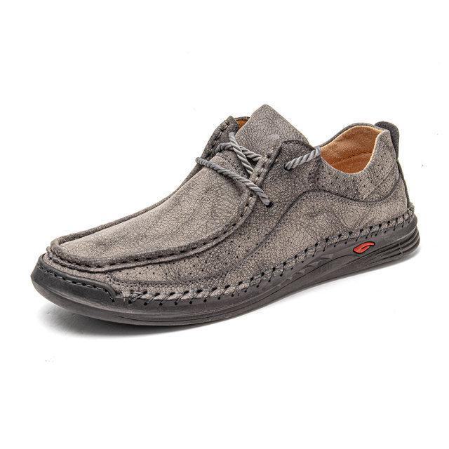 2024 Men's Retro Stitching Shoes: Spring & Autumn, Large Sizes 38-48