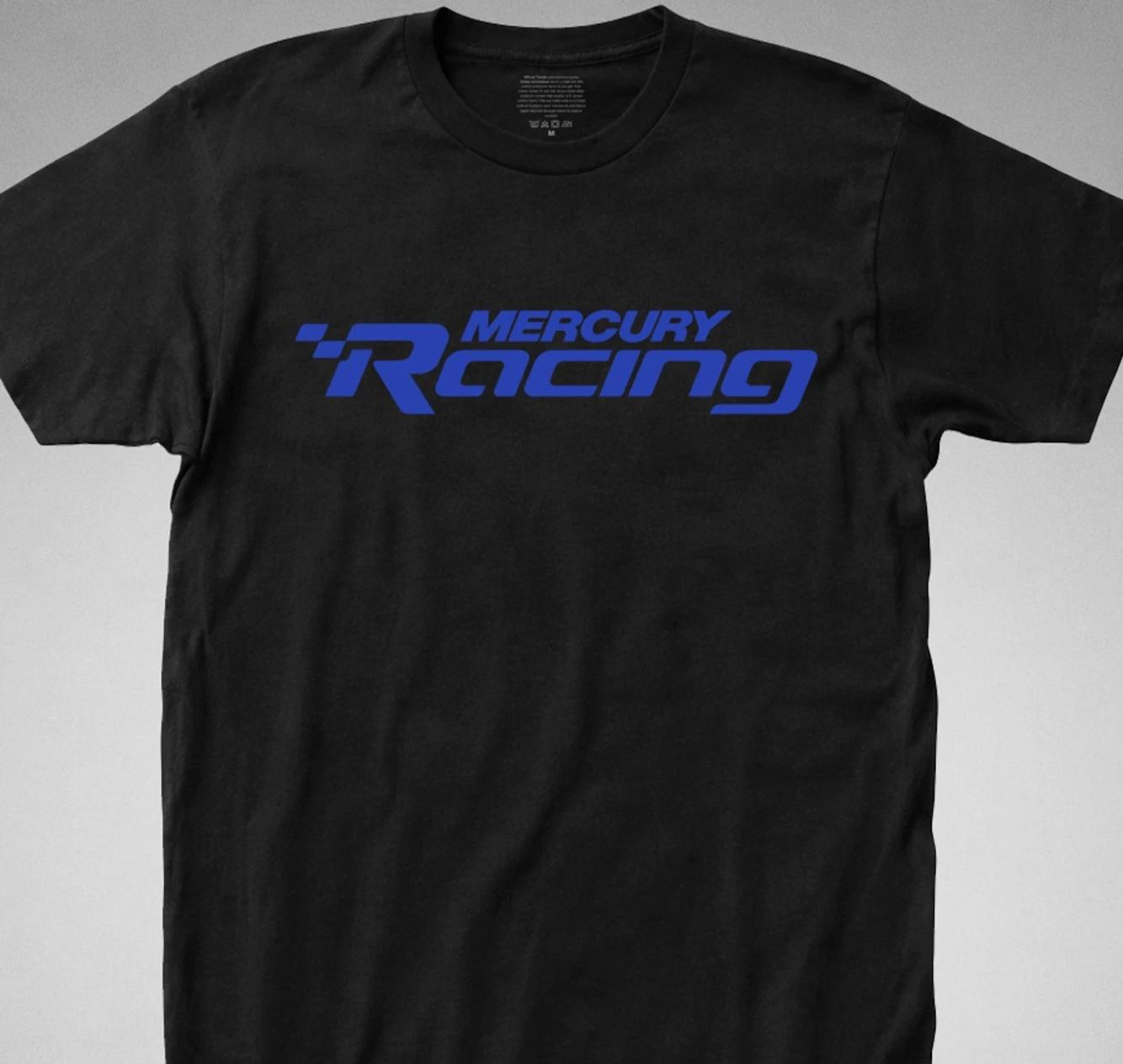 Mercury Racing T-SHIRT MARINE boat Outboards Boating Mercruiser automotive tee XXXXL