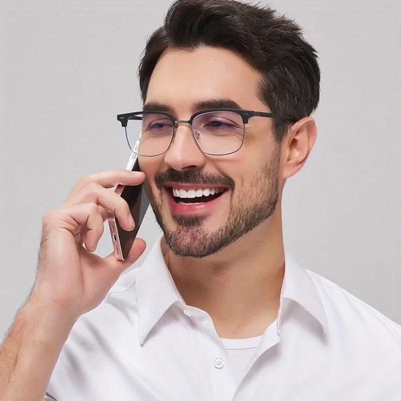 Fashionable Pochromic Glasses Retro Square frame for Men and Women Anti-blue Light