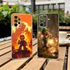Capa de Celular Cartoon Super T-MarioS Bros Silicone Transparente Macio Para Samsung S25,S24,S21,S22,S23,S30,Ultra,S20,Plus,Fe