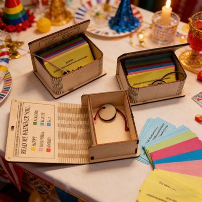 Handgefertigte Holzkiste mit Bibelversen und 150 Schriftkarten Christliche Gebetskiste Tägliche Positive Ermutigung Inspirierendes Geschenk für Frauen Männer