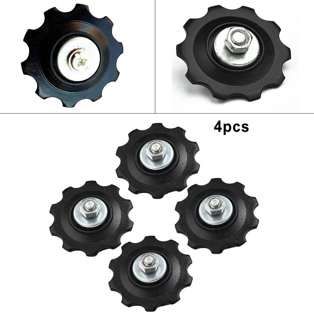 4*Guide Wheels Bicycle Accessories Black For Cycling