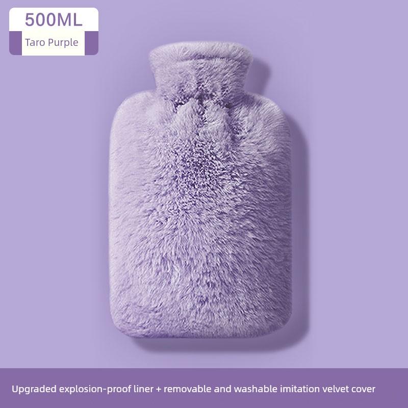 Hot Water Bag Hot Water Bag Water Injection Hot Compress Bag Hot Compress Special Warm Handbag Bed Special Dysmenorrhea for Girls Heating Pad