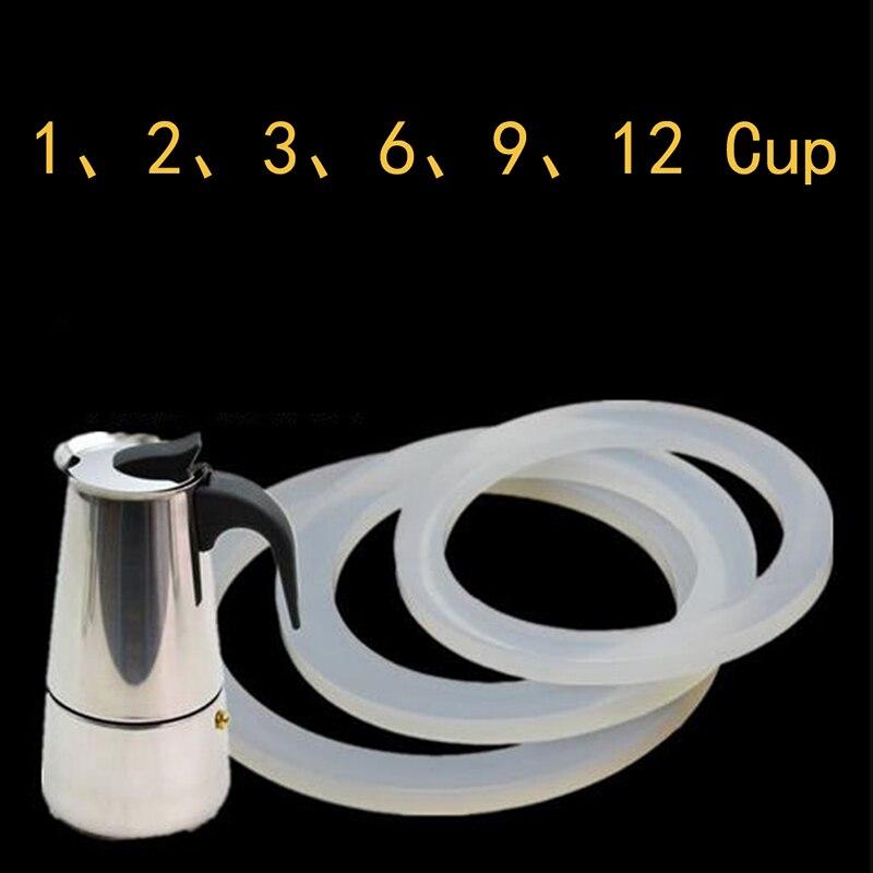1 Pcs/lot Silicone Seal Ring Flexible Washer Gasket Ring Kitchen Coffee Parts Makers Accessories
