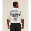 LifTing Club T shirT oaT whiTe Compound Blue A1c8b Wfcq