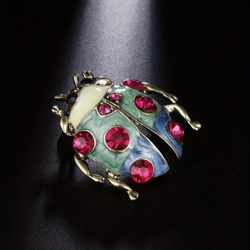 Animal Crystal Brooch With Alloy And Electroplating For Fashion Accessories