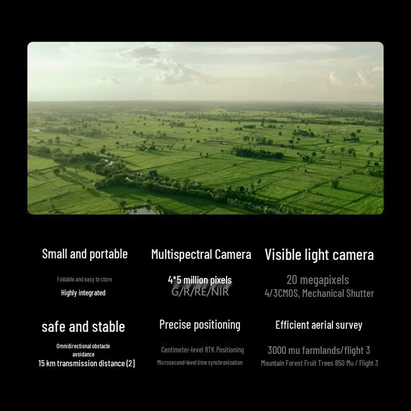 DJI Mavic 3M Multispectral RTK Agricultural Drone (CN version)