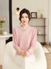 Mom's Slim-Fit Thinning Sweater: Elegant Spring/Autumn Layer for Middle-Aged and Elderly - Anti-Aging, Stylish, Warm, and Versatile.