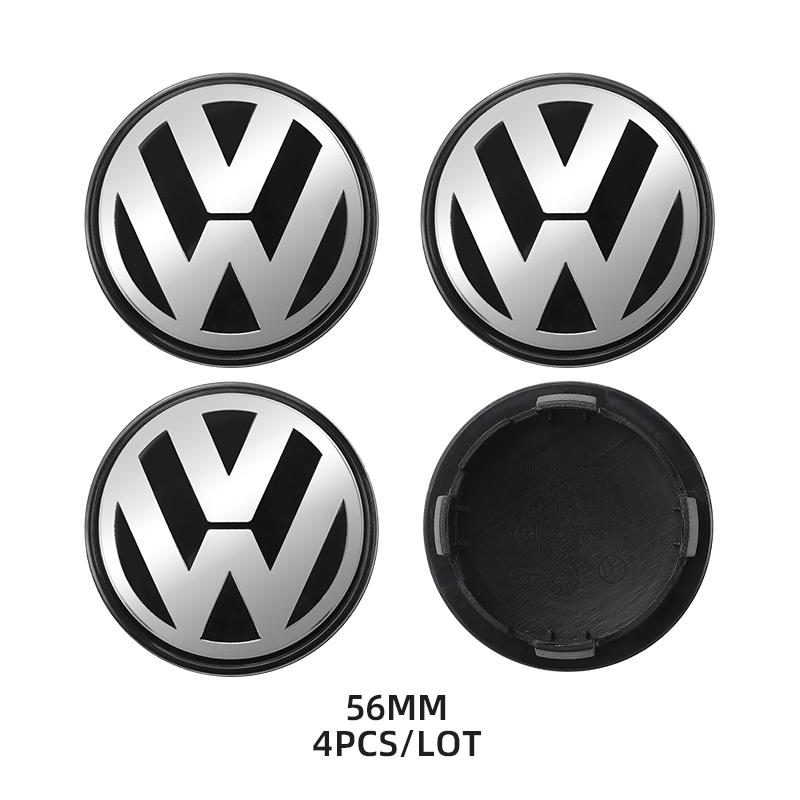Emblems 4 Pièces De Capuchons De Moyeu De Roue Intégrés Avec Logo, 55 Mm Et 65 Mm, Pour VW Volkswagen Passat Lamando Touran Toua zf6