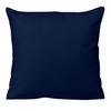40x40 cotton satin pillowcase, navy blue, plain