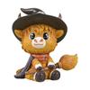 Cow Figurine Halloween Pumpkin Hat Cow, Halloween Decoration , Home Garden Kitchen Work Tiered Pallet Table Decoration