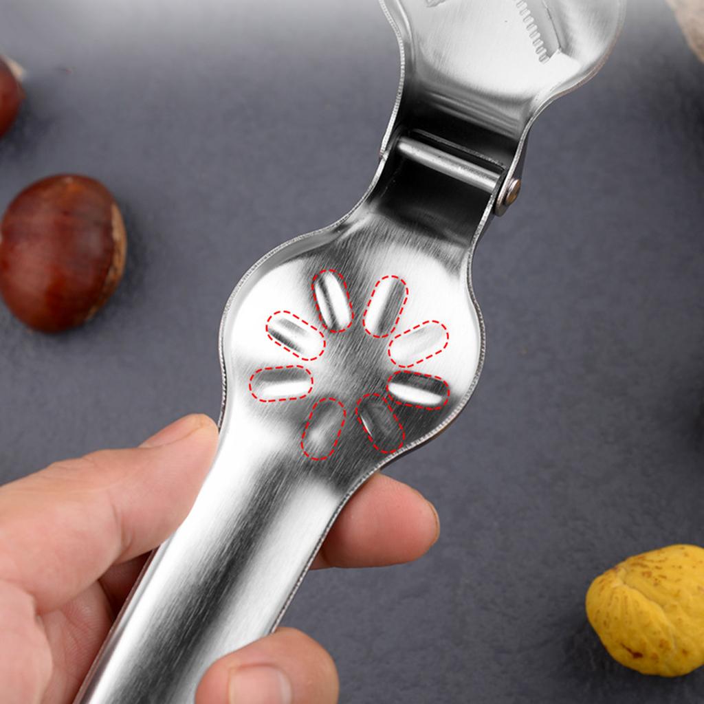 Chestnut Opener Chestnut Clip Stainless Steel Chestnut Cutter Tool Kitchen Multifunctional Chestnut Opener Nut Cracker