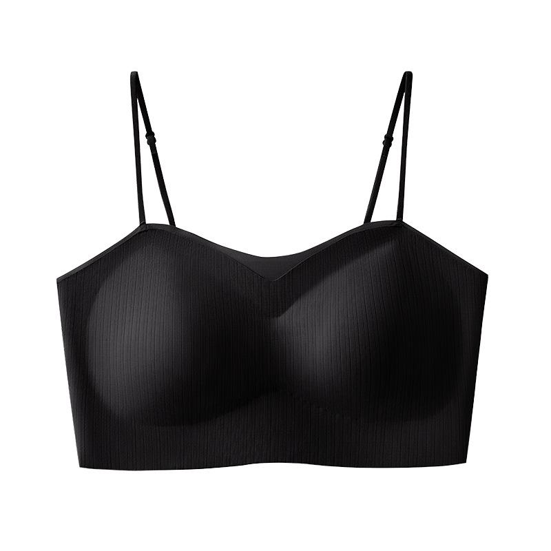 Seamless Striped Push-up Women s Camisole with Beautiful Back Design F (85-110 jin)
