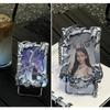 Original Electroplate Plasitic Frame Photo Binder Creative Idol Photo Card Holders for 3 Inch Card