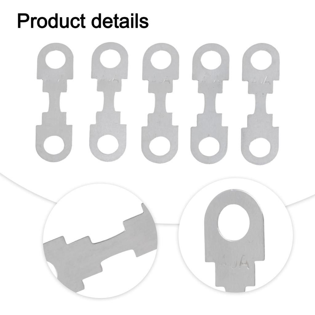 Car Battery Fuse Chips 10PCS Bolt Type Insert Fuses 30A 40A 50A 70A 150A Automotive Electrical Use Low Voltage 32V Max Current