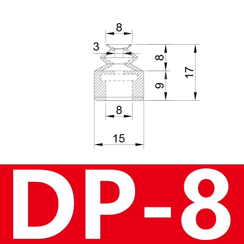 10 Stück/Los Saugfuß für Saugroboter Doppellagig DP-6 DP-8 DP-10 DP-12 DP-15 DP-18 DP-20 DP-25 DP-30 DP-35 DP-40
