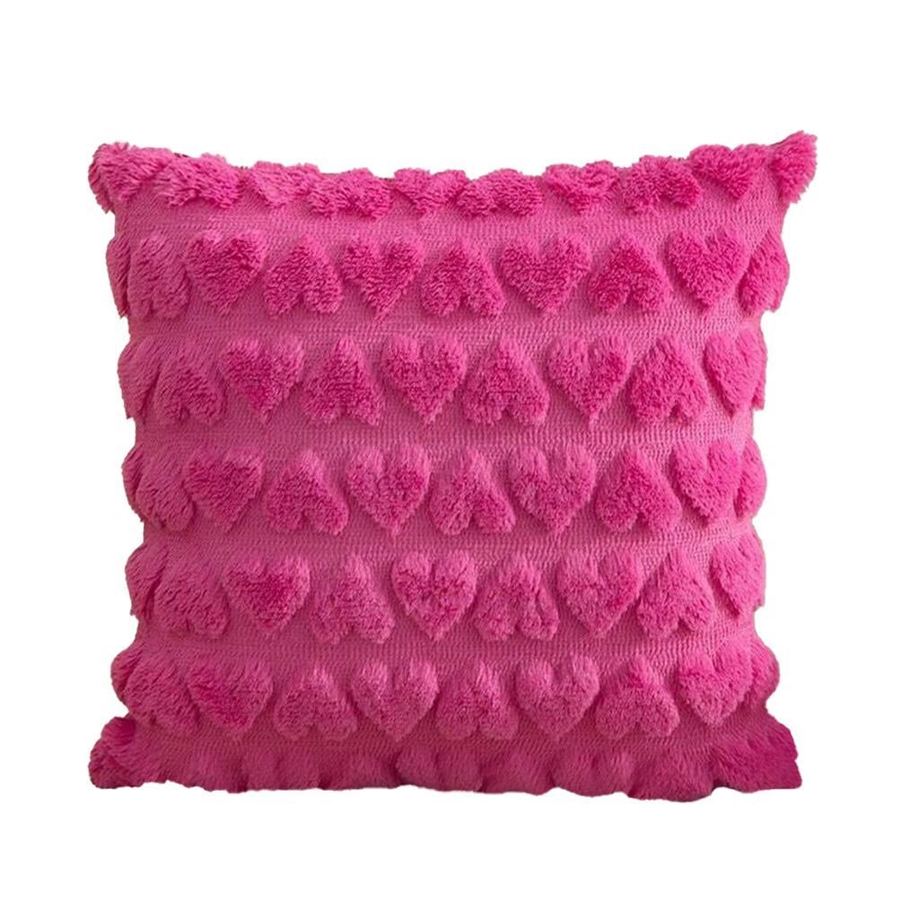 Valentine's Day Throw Pillow Covers With Hearts Decorative Accents Throw Pillow Covers For Couch Sofa Living Room Decor Couple Present Valentine Gift