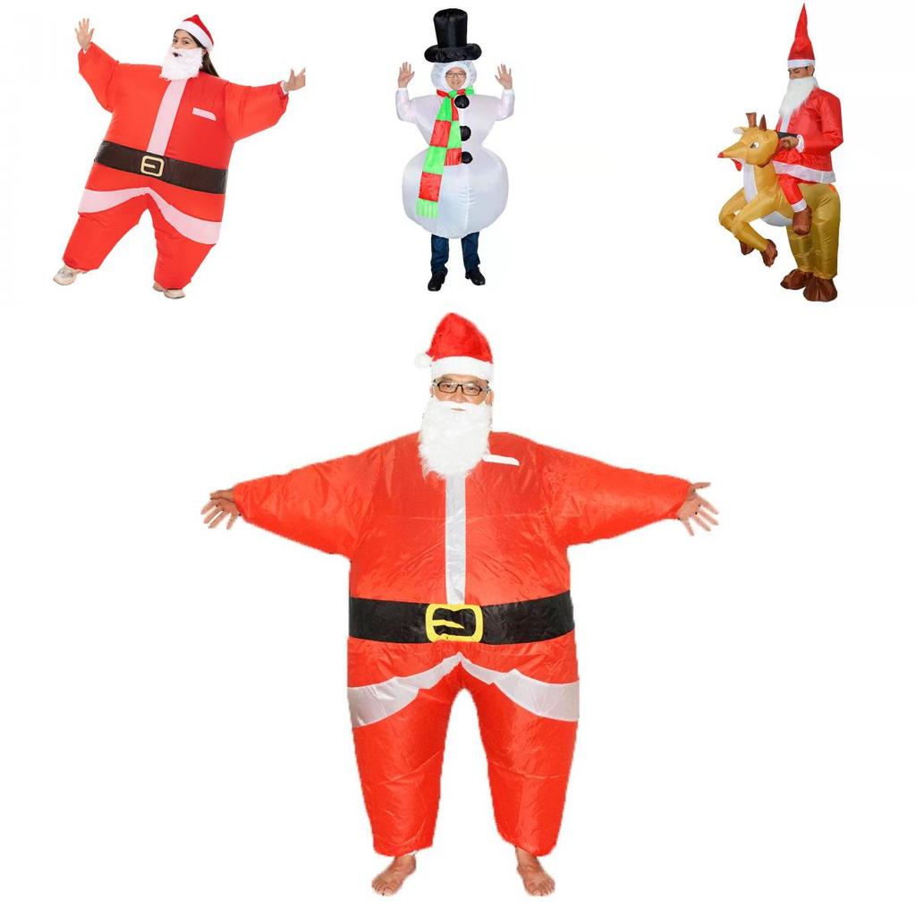 Premium Quality Christmas Inflatable Santa Suit For Party Cosplay