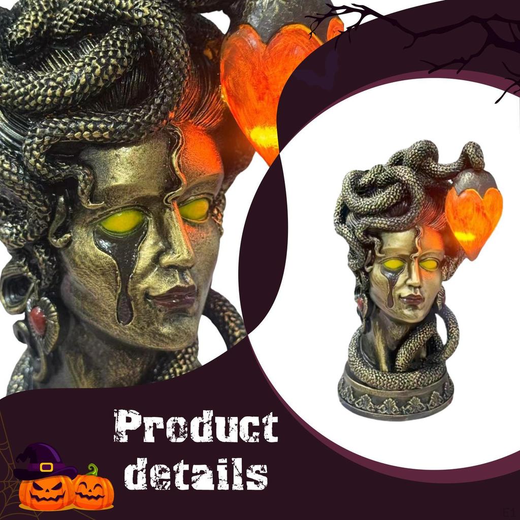 Figur Tischlampe Dekor Kreativ Praktisch Gruselig Vielseitig Lichtskulptur für Eingang