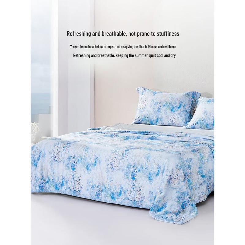 Mengjie Monet Garden Lyocell Ice Silk Quilt