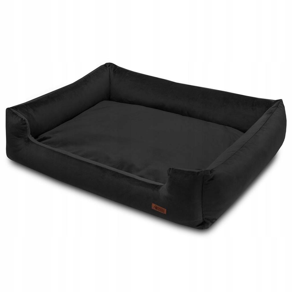 Legowisko classic premium dla psa czarne materiałowe spanie huggy doggy xl