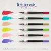 Pentel Art Brush Farbiger Pinselstift XGFL6ST 6er Set
