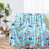 Shark Theme Printed Blanket - Perfect for Couch, Bed, Travel & Outdoor Use | Machine Washable, Cozy & Durable.