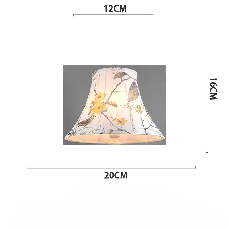 Table Lamp Lampshade Shell Cover Round Cartoon Linen Lampshade for Bedside Wall Lamp Floor Lamp Fabric Lampshade Accessories