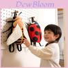 Bee Ladybug Insect Themed Plush Backpack For Kids With Soft Short Plush Material And Cute Design