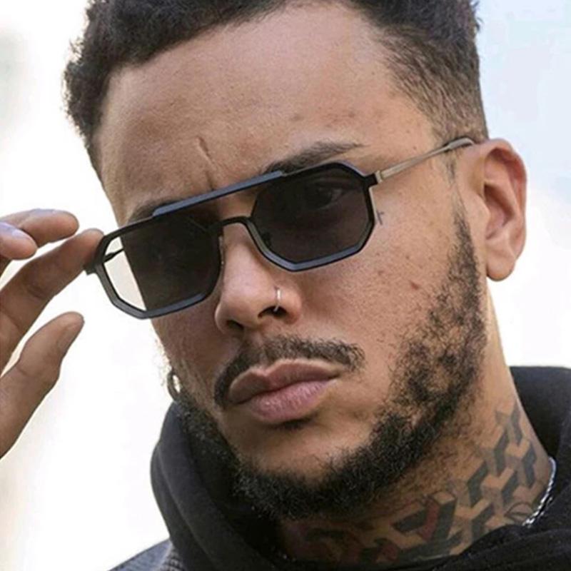 UV Protection Lightweight Comfortable Durable High Quality Edgy Punk Retro Stylish Alloy Metal Male Female Sun Glasses
