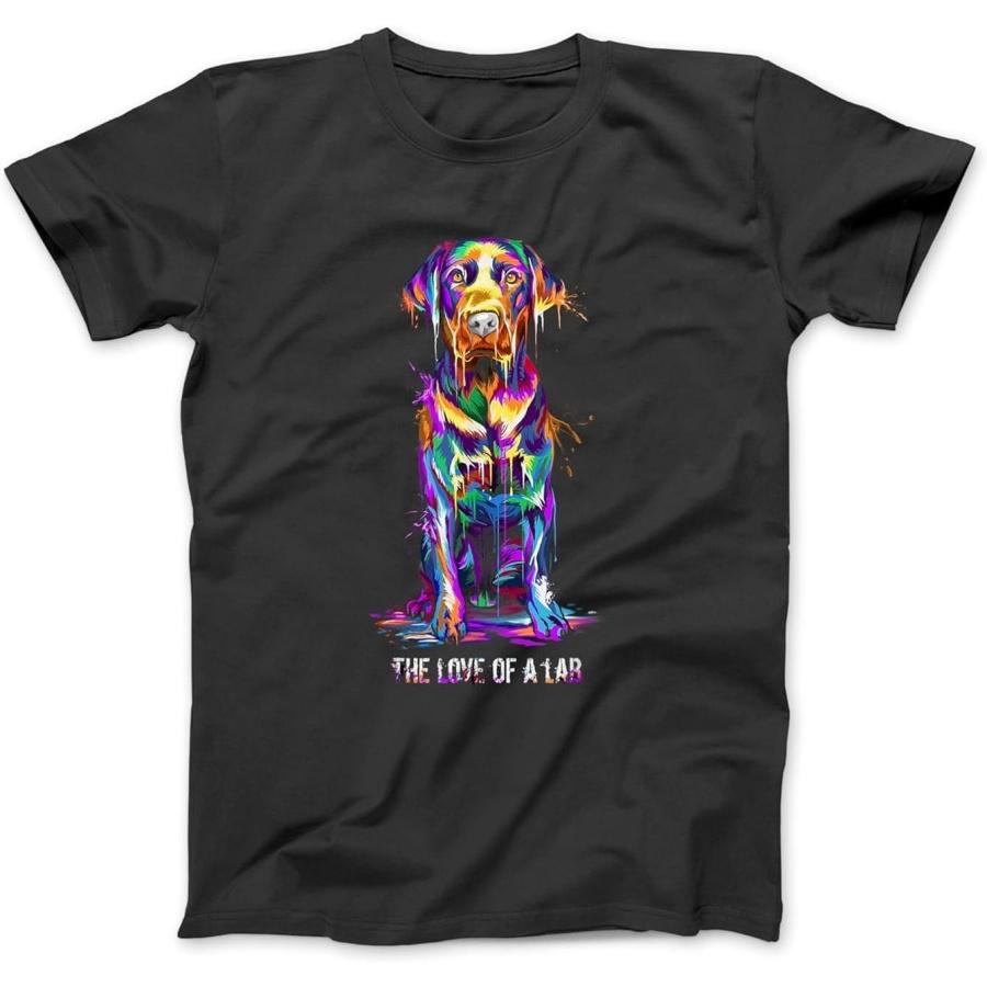 The Love of Labrador Retriever T-Shirt, Sweatshirt, Hoodie for Men Women Kids Made in Canada Black S