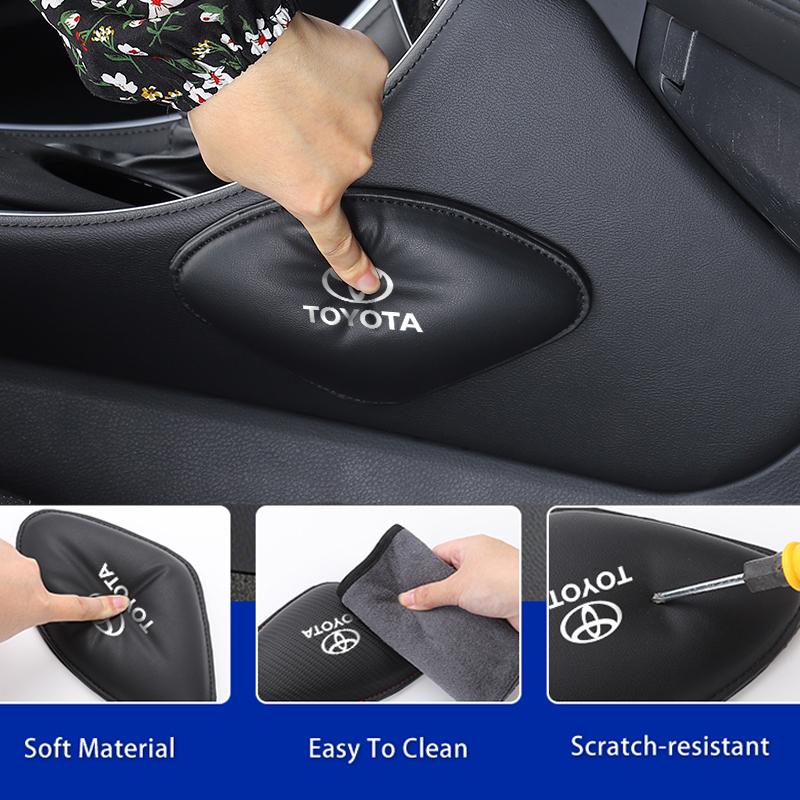 AMU1 Car Knee Pad Cushion Leg Support Protector Central Key Accessory For Toyota Corolla Yaris Camry Prius RAV4 CHR Hilux Aygo Crown