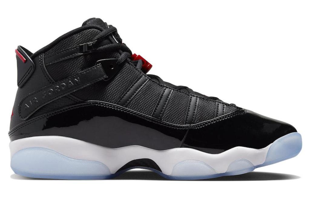 Jordan 6 Anillos Negro Gimnasio Rojo 322992-064