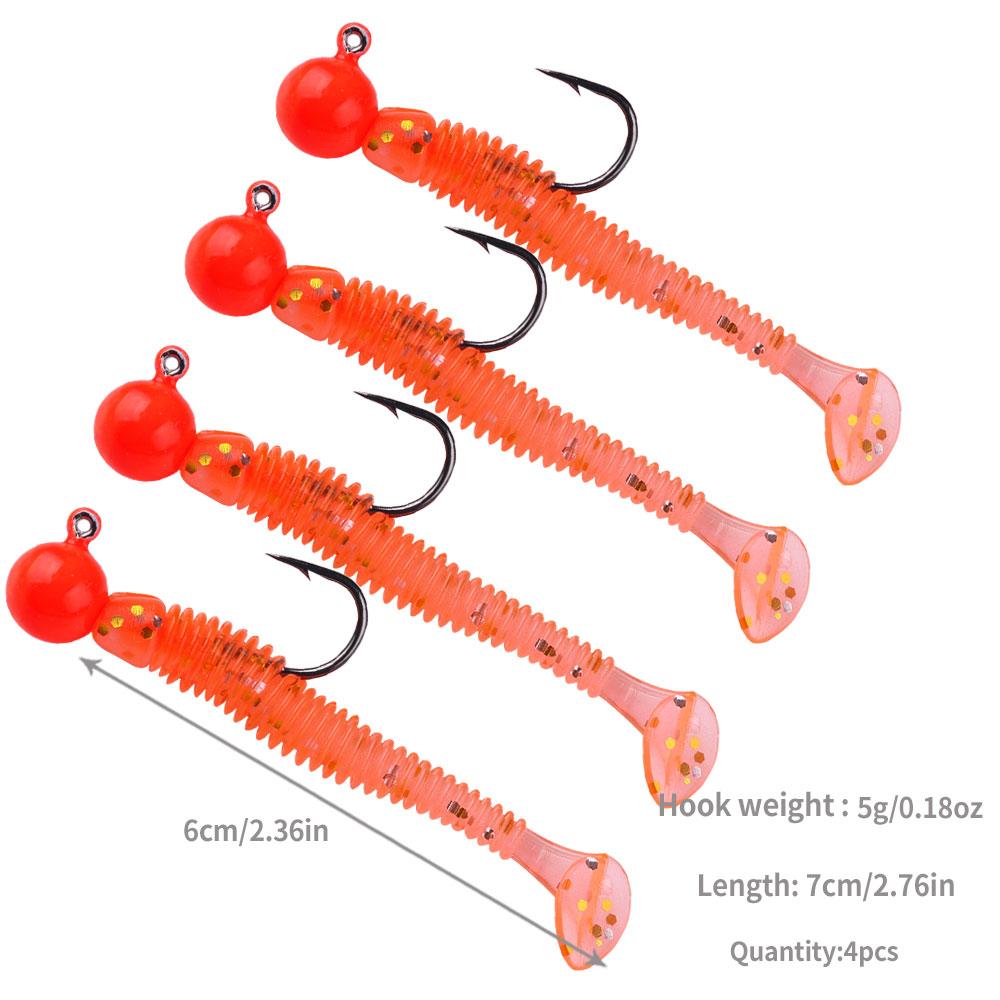 

мягкие приманки с джиг-головкой джиг-головка для троллинга Морская зимняя приманка для рыбалки Мягкая приманка Искусственная блесна Резиновые приманки