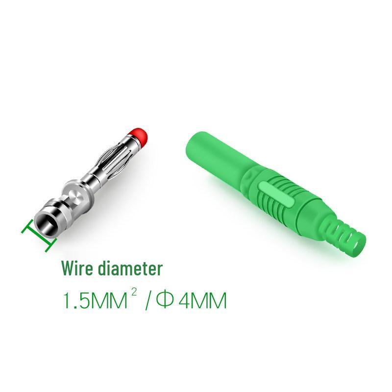 4mm Fully Insulated Safety Banana Plug: DIY Test Lead Solder Connector