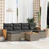 VidaXL Garden Lounge Set with Cushions 7 Pcs, Patio Sofas, Furniture Set, Outdoor Terrace Furniture, Grey 3260310