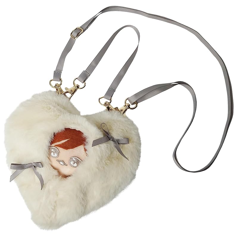 

[Cross Marbury] sewing shoulder cute Smaller mini charm 10cm Oshikatsu favorite clothes 2way Shoulder bag string bag heart Swaddle Velcro tape sewing