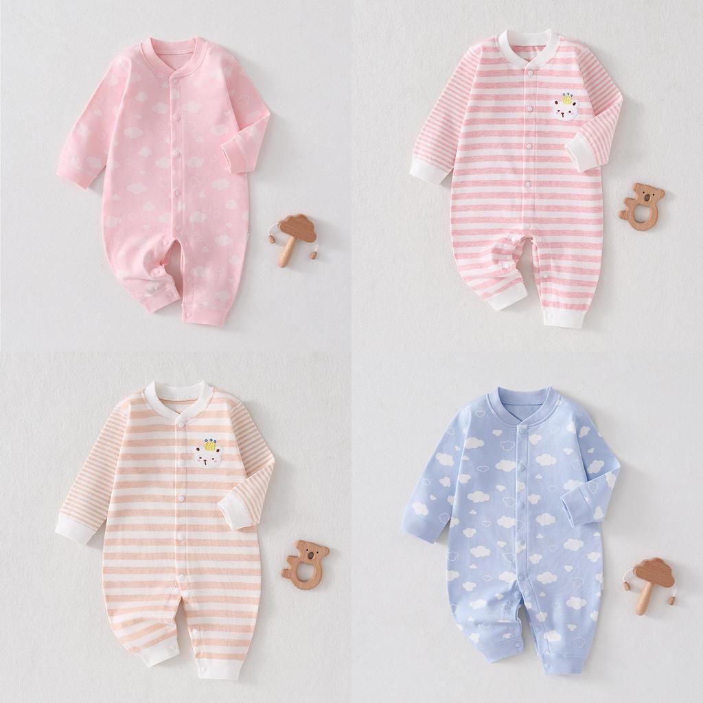 Baby Cotton One Piece Suit With Breathable Fabric For Newborns And Infants